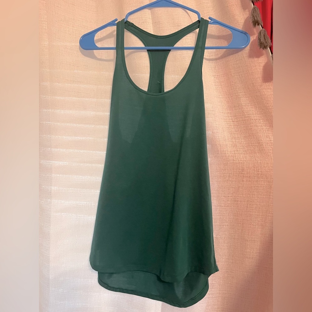 Green Lululemon tank